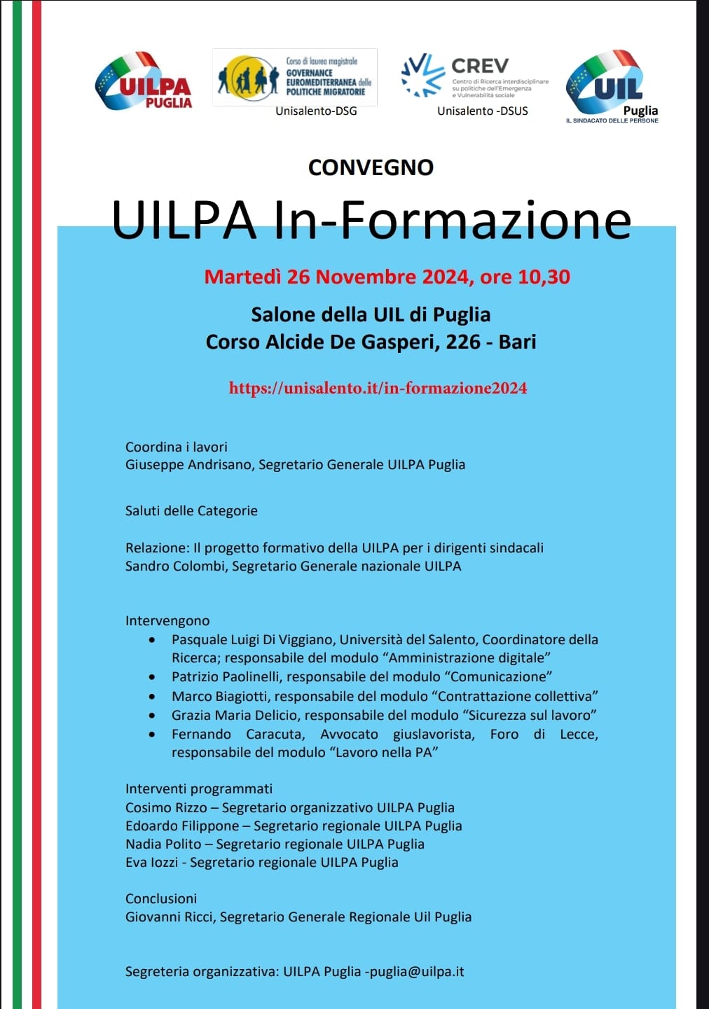 in formazione