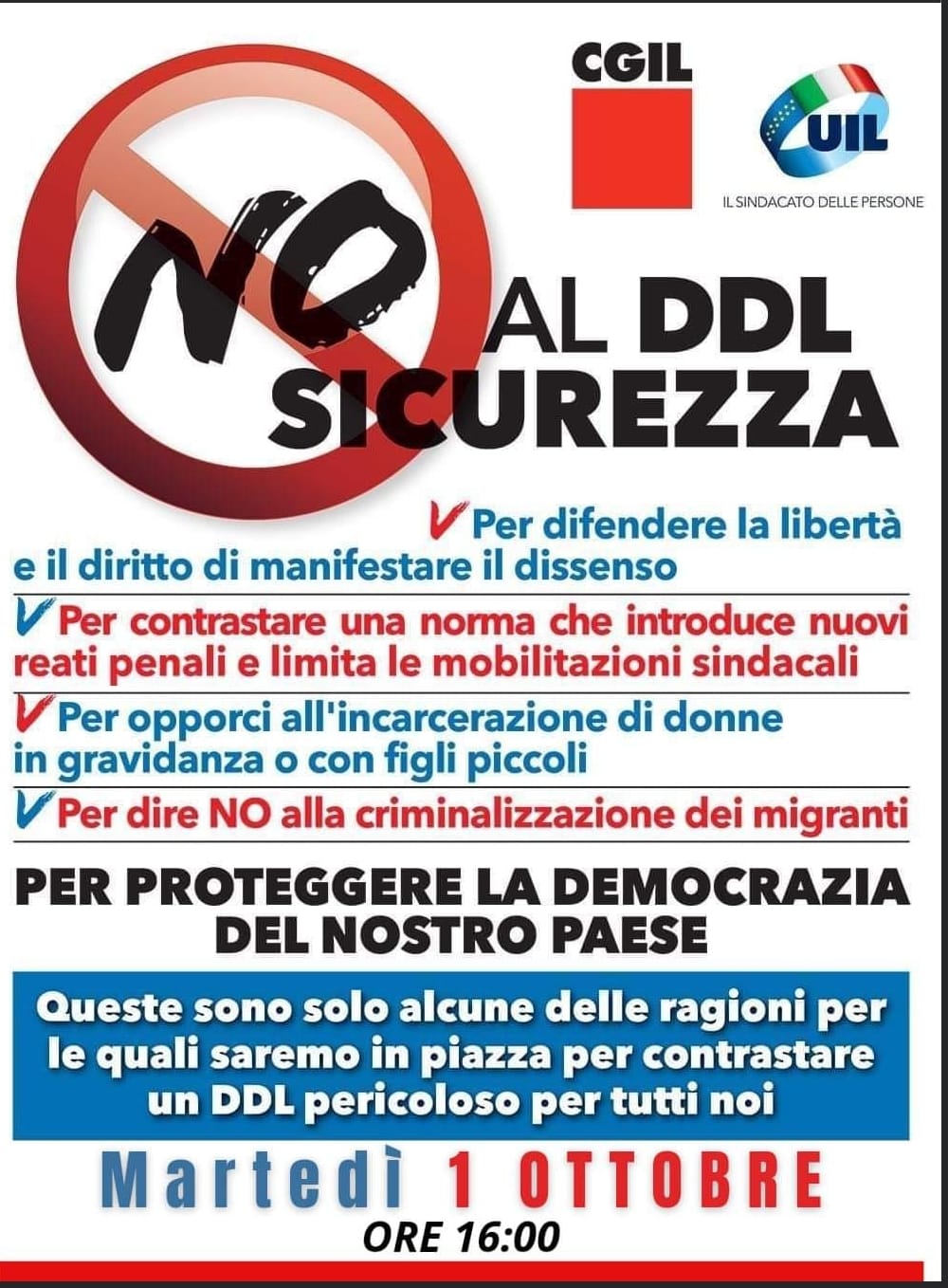 no ddl sicurezza